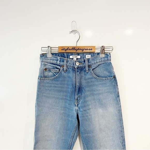 Re/Done Originals 70s Crop Boot Jeans in Medium 5 - Picture 7 of 15